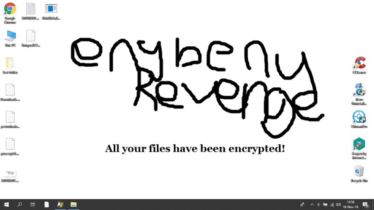 Terminating EnyBeny Revenge Ransomware (Crypto-Malware/Ransomware)