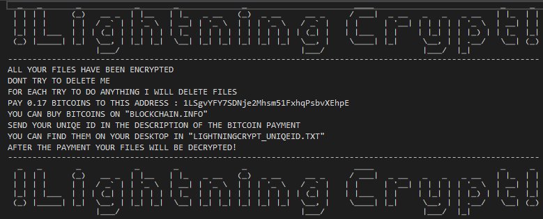Eliminating Lightning Ransomware (Crypto-Malware/Ransomware)