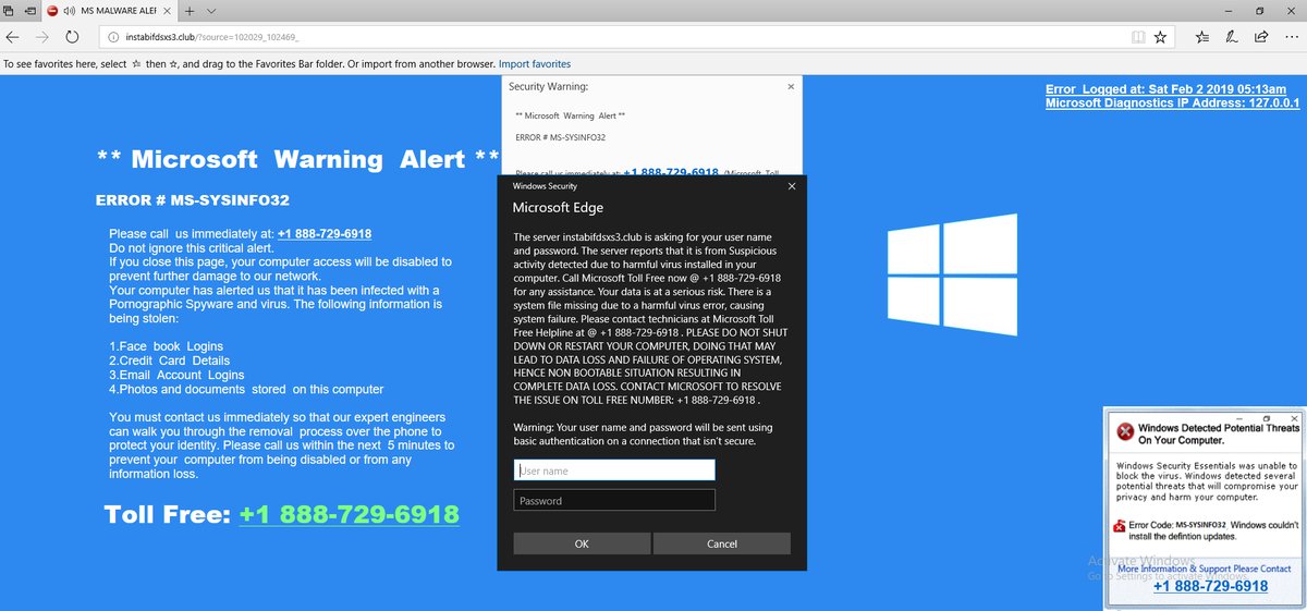 Get Rid of 1-888-729-6918 Warning Alert Scam (Tech Support Scam/Adware)