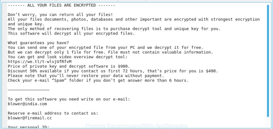How to Terminate Promos Ransomware (Crypto-Malware/Ransomware)