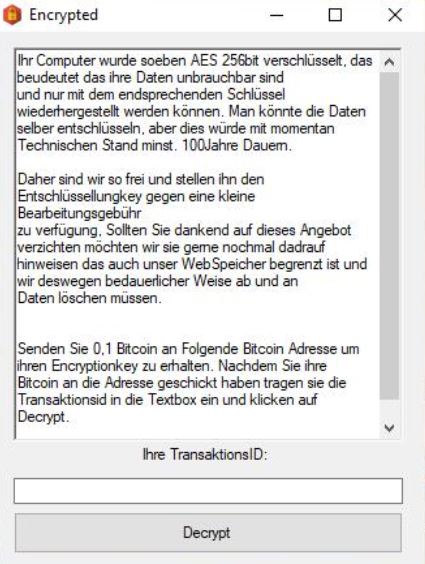 Terminating Herbst Ransomware (Crypto-Malware/Ransomware)