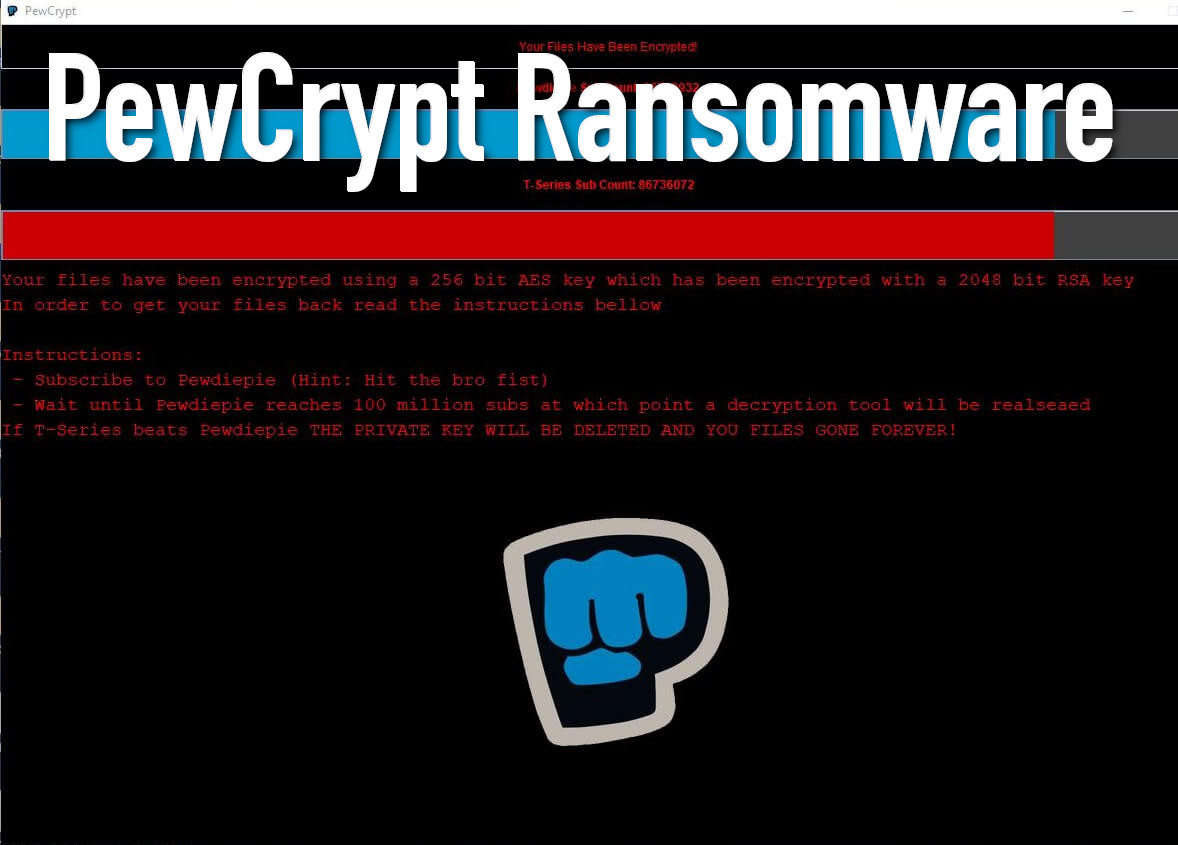 How to Eliminate PewCrypt Ransomware (Crypto-Malware/Ransomware)